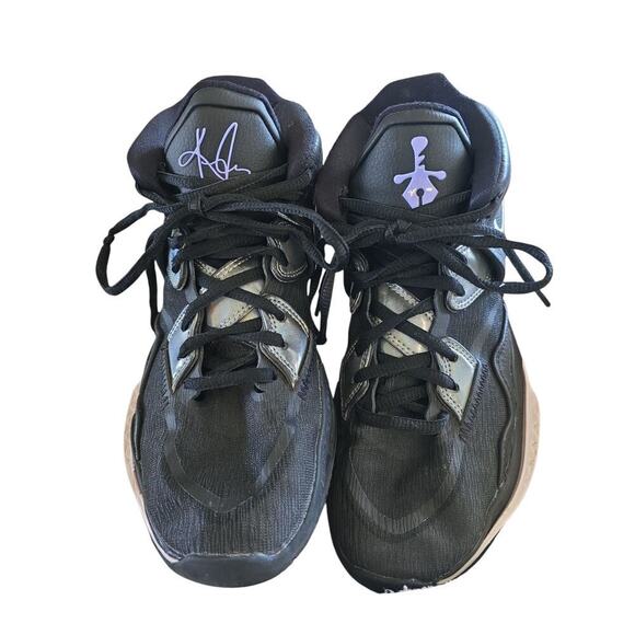 Nike Kyrie Infinity 8 Black Metallic Silver CZ0204-005 Size 6 Basketball School - Picture 7 of 8